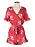 One Clothing Floral Red Romper Size S - photo 1