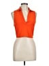 Zara Orange Sleeveless Blouse Size L - photo 1