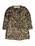 Crewcuts 100% Polyester Animal Print Gold Coat Size 10 - photo 1