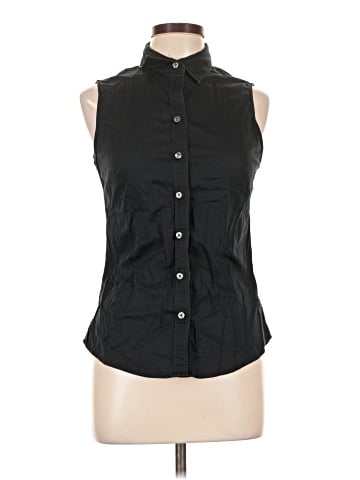 Banana Republic Factory Store Sleeveless Button-Down Shirt (view 1)