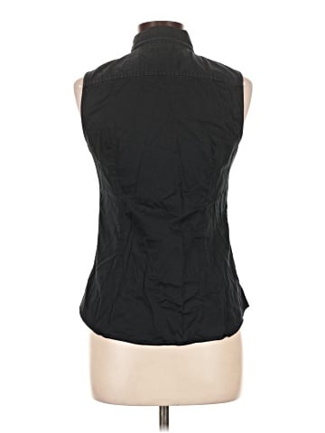 Banana Republic Factory Store Sleeveless Button-Down Shirt (view 2)