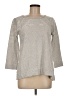 Ann Taylor LOFT 100% Cotton Silver Sweatshirt Size M - photo 1