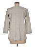 Ann Taylor LOFT 100% Cotton Silver Sweatshirt Size M - photo 2