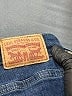 Levi's Solid Blue Jeans Size 18W - photo 7