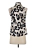 Ann Taylor Ivory Sleeveless Silk Top Size 0 Petite - photo 2