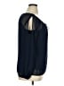 AB Studio 100% Polyester Blue Long Sleeve Blouse Size XL - photo 4
