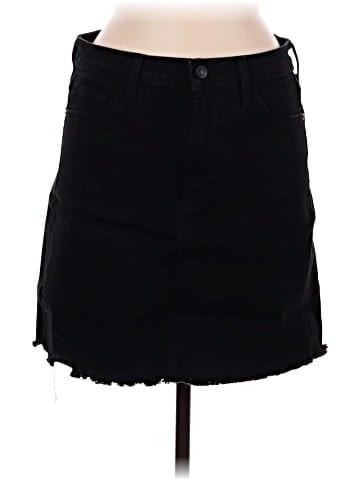 Just Black Denim Skirt (view 1)