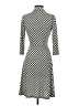 La Belle Houndstooth Black Casual Dress Size S - photo 2