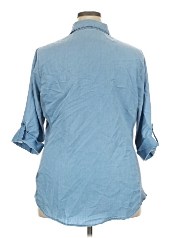 Ci Sono 3/4 Sleeve Button-Down Shirt (view 2)
