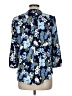 Lands' End Blue 3/4 Sleeve Blouse Size M - photo 2