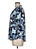 Lands' End Blue 3/4 Sleeve Blouse Size M - photo 5