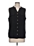 Croft & Barrow Black Sleeveless Button-Down Shirt Size L - photo 1