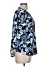 Lands' End Blue 3/4 Sleeve Blouse Size M - photo 4