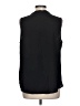 Croft & Barrow Black Sleeveless Button-Down Shirt Size L - photo 2