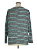 emerald Stripes Teal Pullover Sweater Size 1X - photo 2