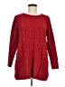J.Jill 100% Polyester Red Pullover Sweater Size Med Petite - photo 1