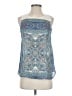 Massimo Dutti Blue Sleeveless Blouse Size 4 - photo 1