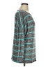 emerald Stripes Teal Pullover Sweater Size 1X - photo 4