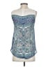 Massimo Dutti Blue Sleeveless Blouse Size 4 - photo 2
