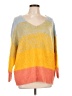 Miracle Color Block Yellow Pullover Sweater Size M - photo 1