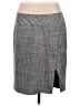 Express Design Studio Plaid Gray Formal Skirt Size 8 - photo 1