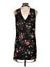 By & By 100% Polyester Floral Black Casual Dress Size L - photo 2