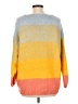 Miracle Color Block Yellow Pullover Sweater Size M - photo 2