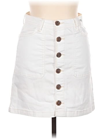 Kensie Denim Skirt (view 1)