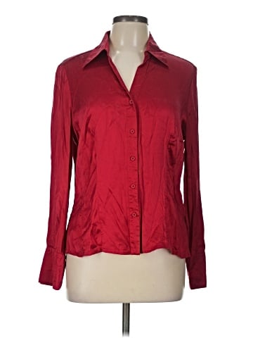 Tribal Long Sleeve Silk Top (view 1)
