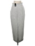 Express Solid Gray Casual Skirt Size XS - photo 2