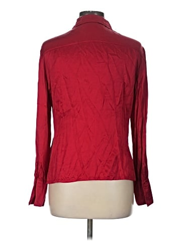 Tribal Long Sleeve Silk Top (view 2)