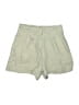 Zara Solid Green Khaki Shorts Size XS - photo 1