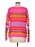 Altar'd State Stripes Pink Pullover Sweater Size M - photo 2