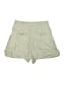 Zara Solid Green Khaki Shorts Size XS - photo 2