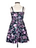 Trixxi 100% Polyester Floral Purple Cocktail Dress Size 3 - photo 2