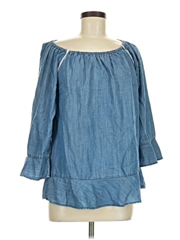 INC International Concepts 3/4 Sleeve Blouse (view 1)