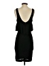 Bebe Solid Black Cocktail Dress Size S - photo 2