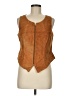 DANIER 100% Leather Brown Vest Size M - photo 1