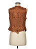 DANIER 100% Leather Brown Vest Size M - photo 2