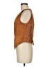 DANIER 100% Leather Brown Vest Size M - photo 5