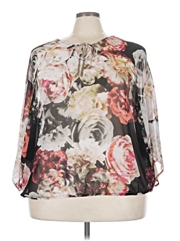 Jennifer Lopez 3/4 Sleeve Blouse (view 1)