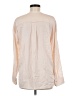Vince. Ivory Long Sleeve Silk Top Size M - photo 2