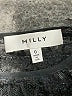 Milly 100% Polyester Black Short Sleeve Top Size 0 - photo 7