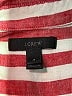 J.Crew 100% Linen Stripes Red Long Sleeve Button-Down Shirt Size 4 - photo 7