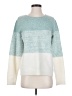 Cupcakes & Cashmere Color Block Teal Pullover Sweater Size S - photo 1