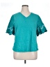 Cato Teal Short Sleeve Top Size XL - photo 1
