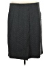 Ann Taylor LOFT Chevron-herringbone Gray Formal Skirt Size L - photo 2
