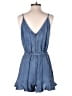 She + Sky Solid Blue Romper Size M - photo 2
