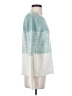 Cupcakes & Cashmere Color Block Teal Pullover Sweater Size S - photo 4