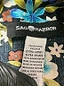 Sag Harbor 100% Rayon Floral Black Short Sleeve Blouse Size XL - photo 7